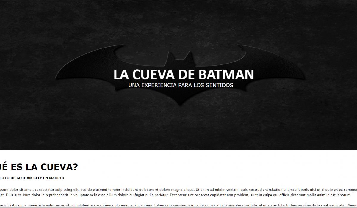 La cueva de batman