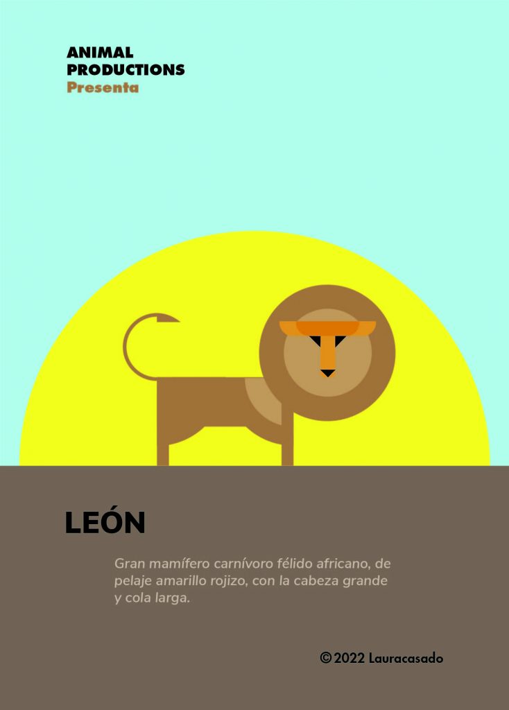 Cartel león.