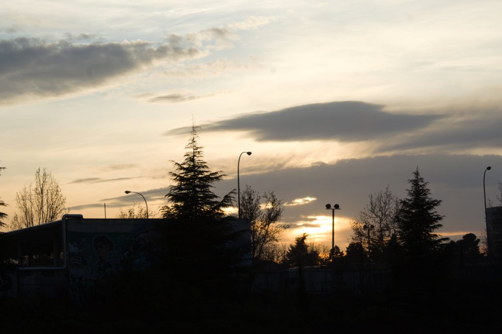 Fotografía atardecer.