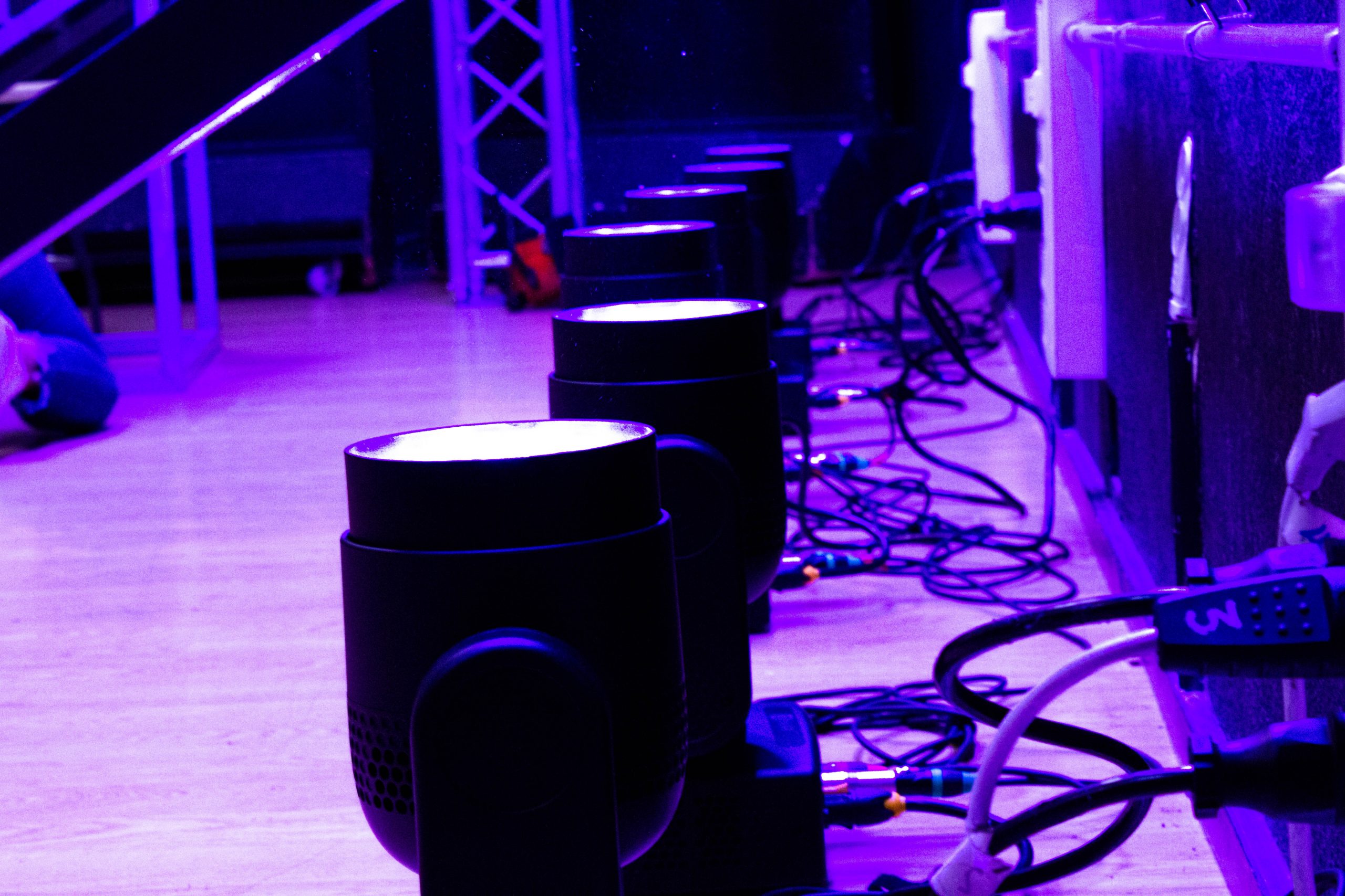 Luminaria para el evento.